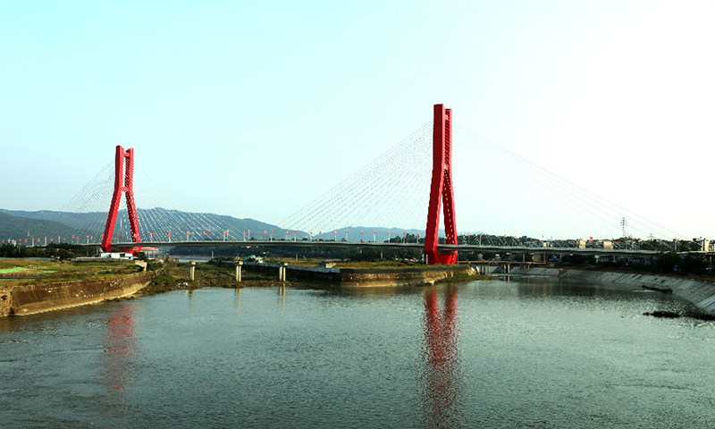 金堂县中河大桥图片
